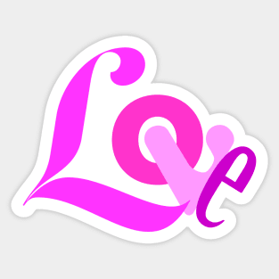 Love Jumble Sticker